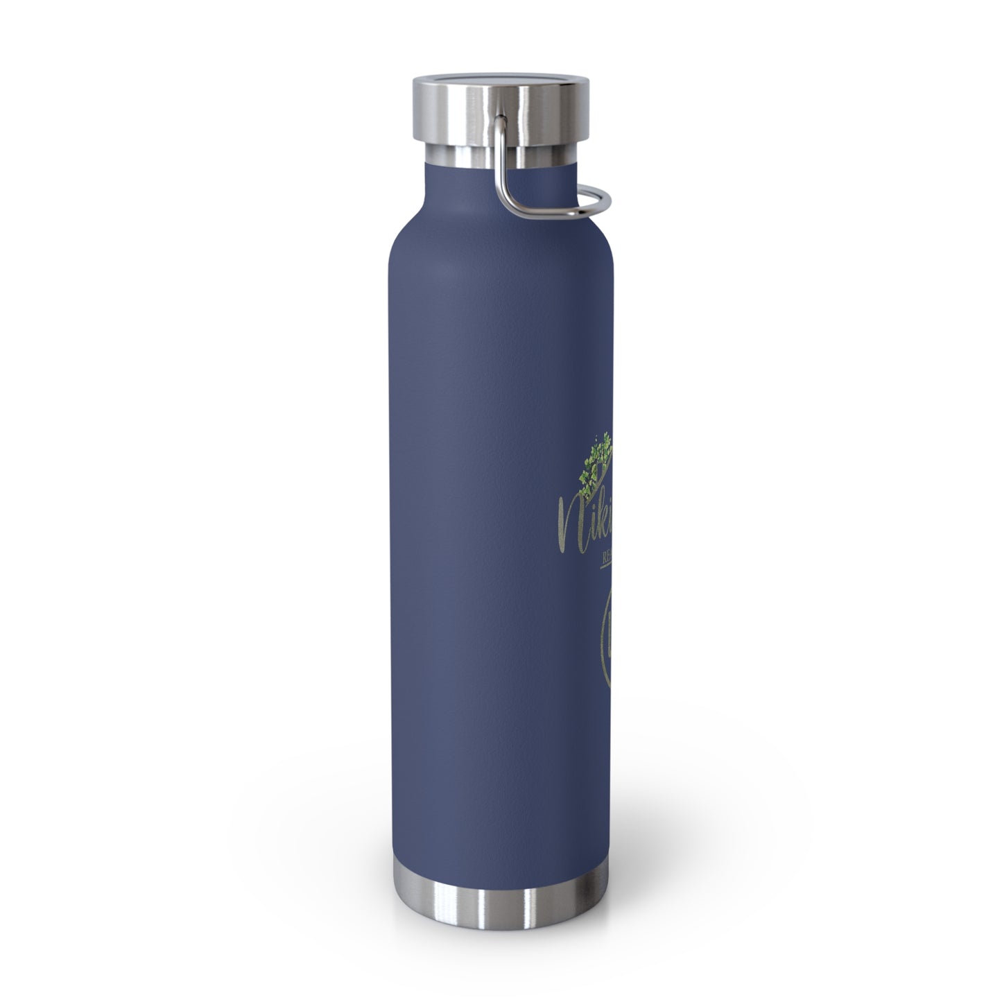 Niki Carter Olive Logo & LPT  - 22 oz Copper Vacuum Insulated Bottle Multiple Colors