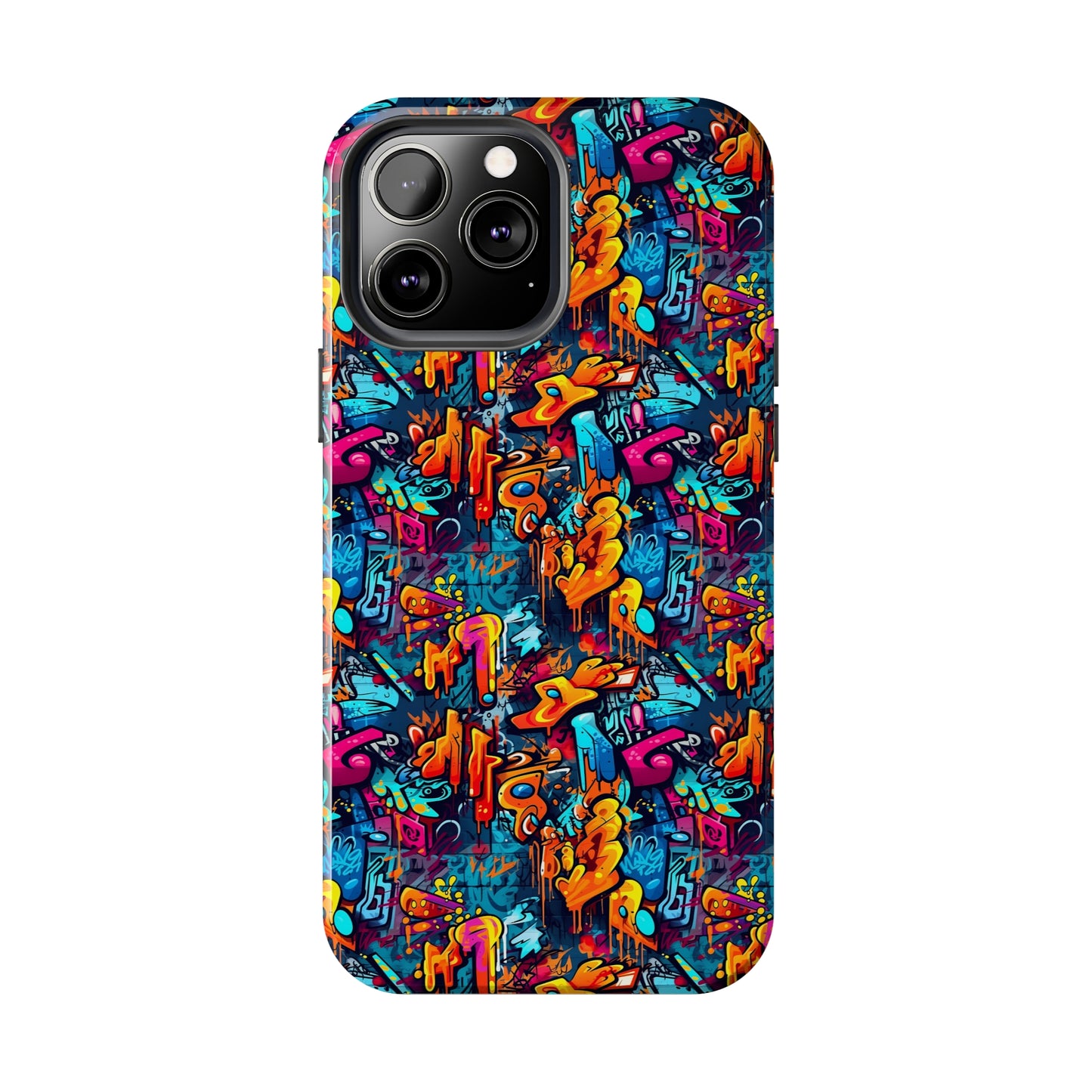 3D Abstract Graffiti Colorful Design Iphone Tough Phone Case