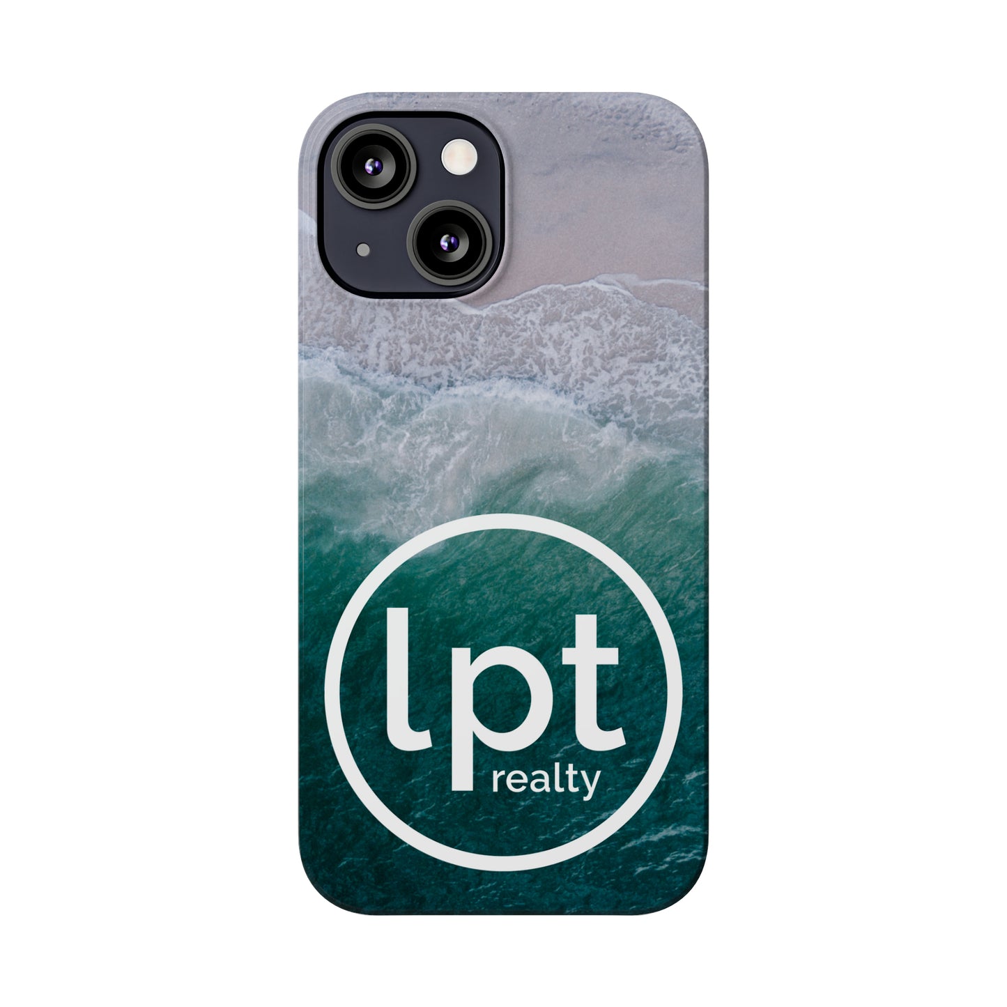 LPT Realty Logo -  Coastal Serenity: Beach and Ocean Bliss Iphone 15-12 Slim Phone Case