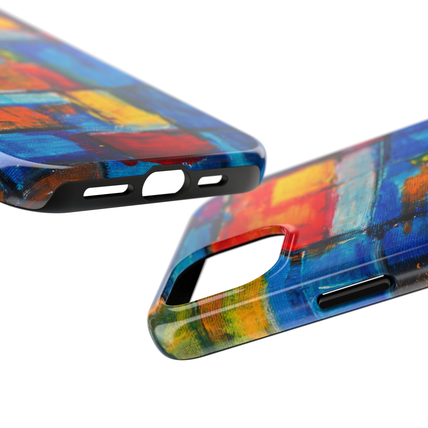 Rainbow Abstract Painting Iphone Tough Phone Case