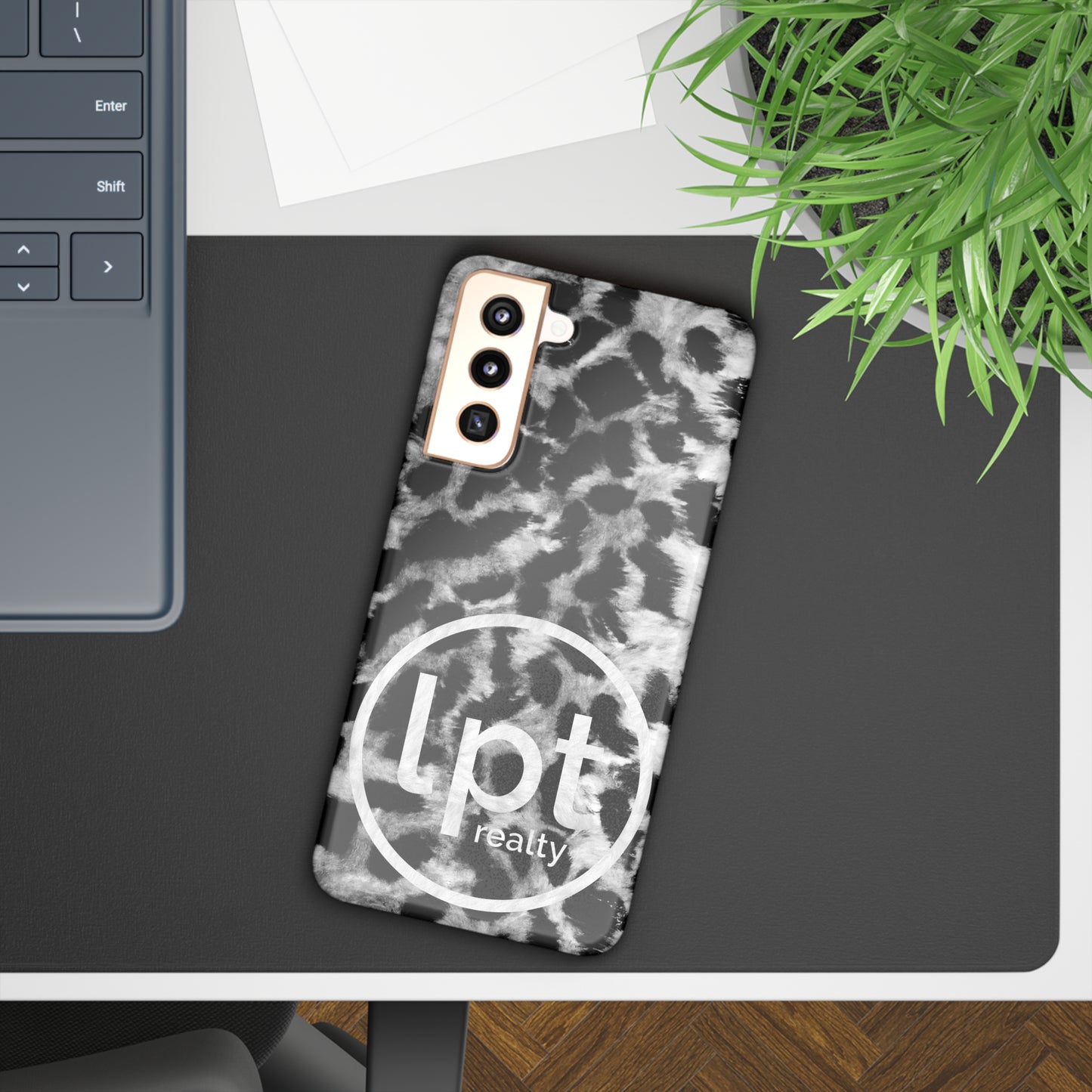 LPT Realty Logo -  Leopard Fur Print Samsung Slim Cases