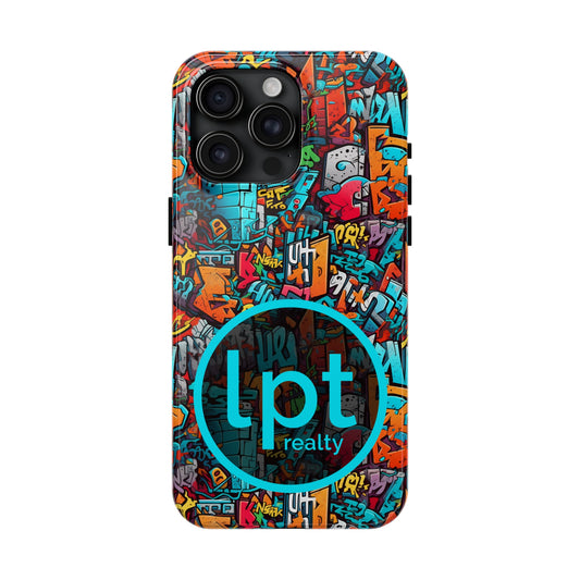 LPT Realty Logo -  3D Street Grunge Art Graffiti Style Design Iphone Tough Phone Case