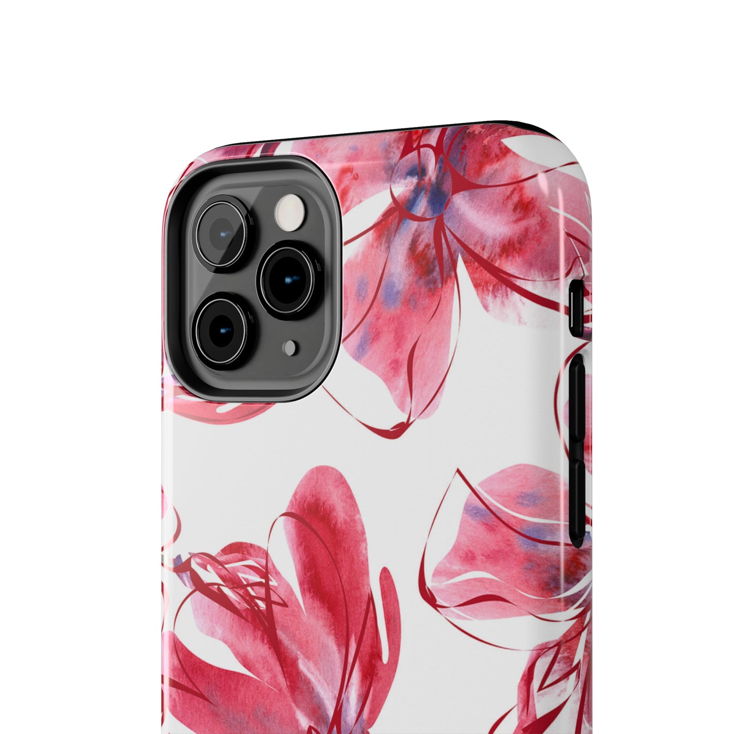 Large Pink Flower Iphone Tough Phone Case