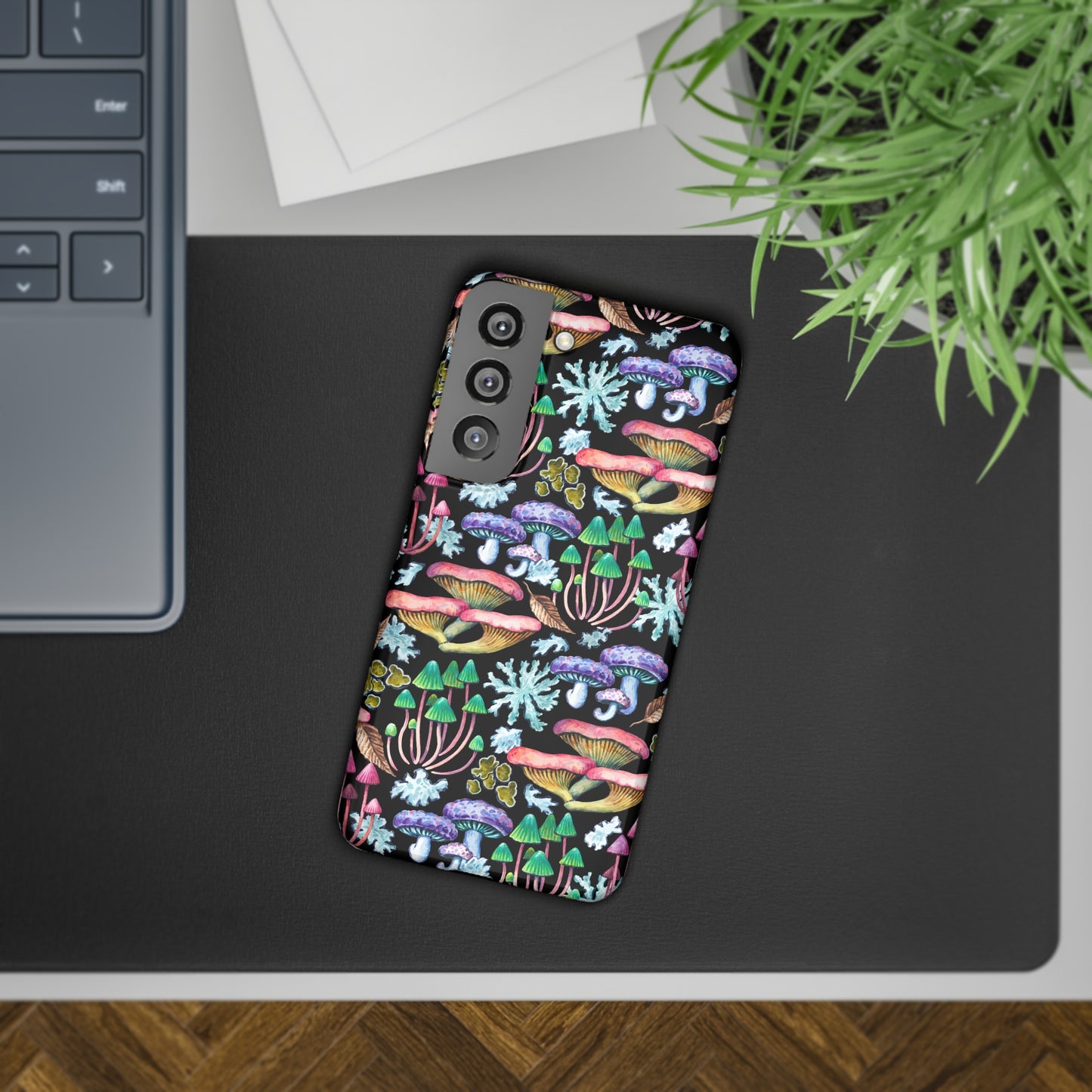 Mushroom Garden Design Samsung Slim Cases