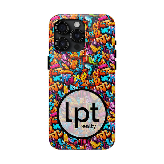 LPT Realty Logo -  3D Street Art Graffiti Design Iphone Tough Phone Case