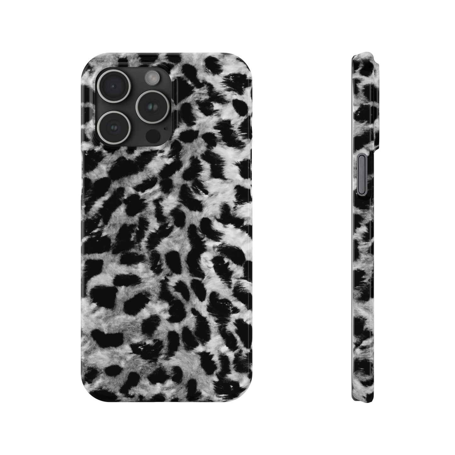 Leopard Fur Print Iphone 15-12 Slim Phone Case