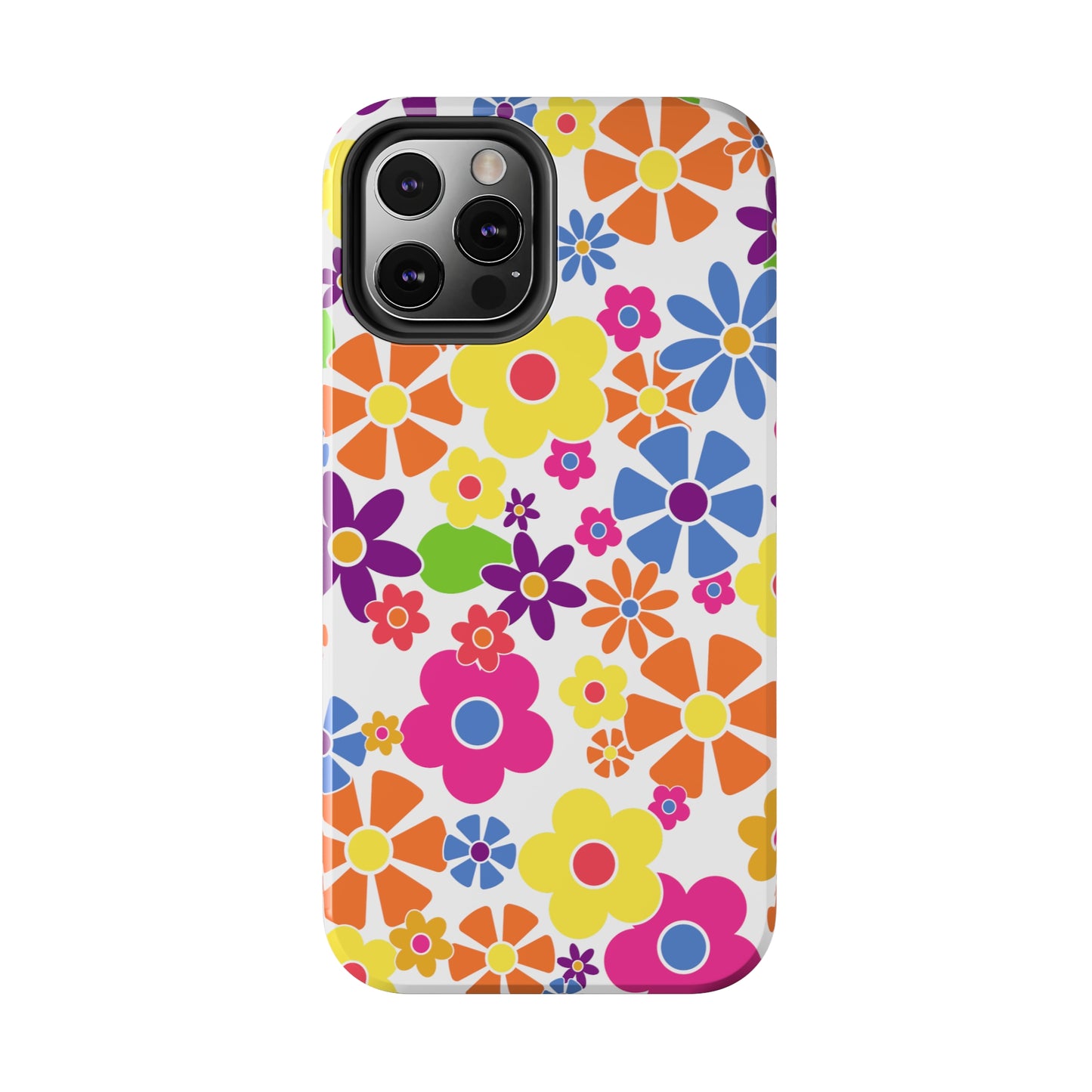 Flower Power Design Iphone Tough Phone Case