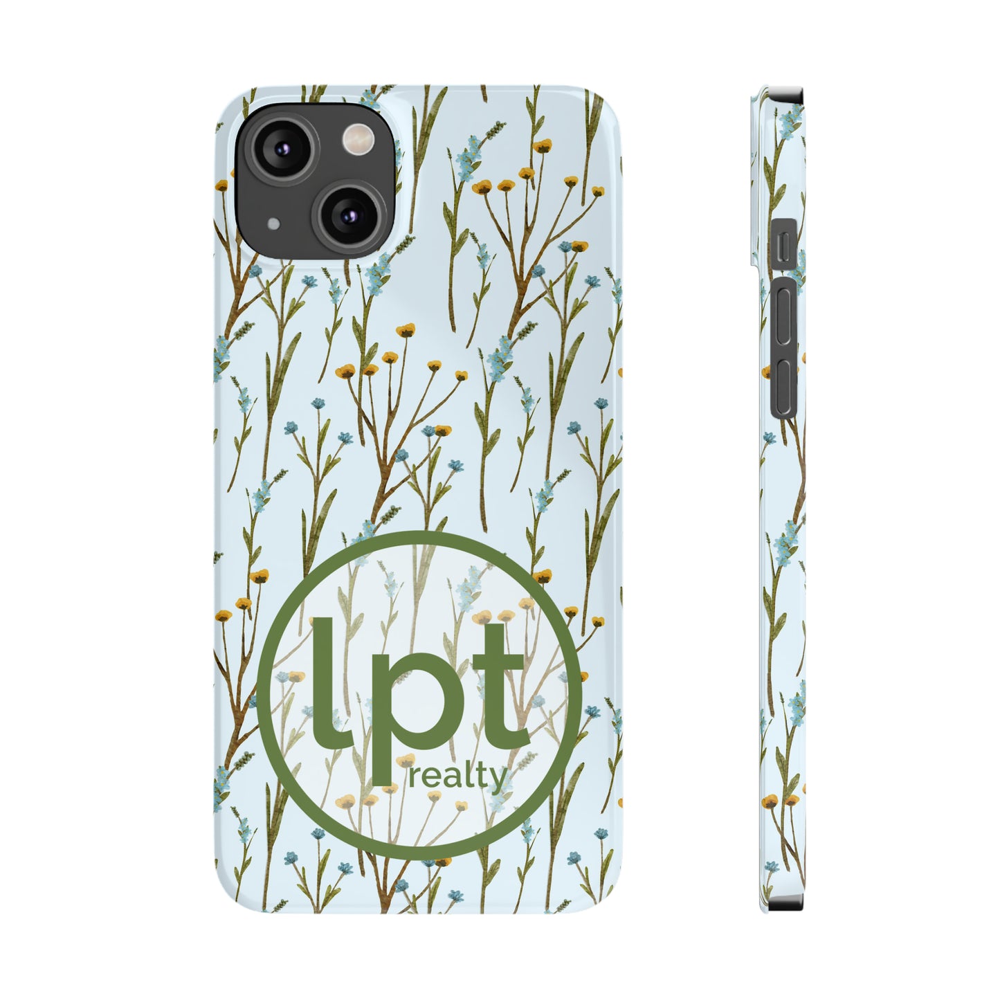 LPT Realty Logo -  Wildflowers Design Iphone 15-12 Slim Phone Case