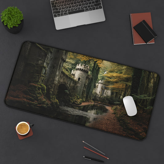 Castle at Tollymore Forest, Game of Thrones Theme - Desk Mat Extended Gaming Mouse Pad 3 Sizes