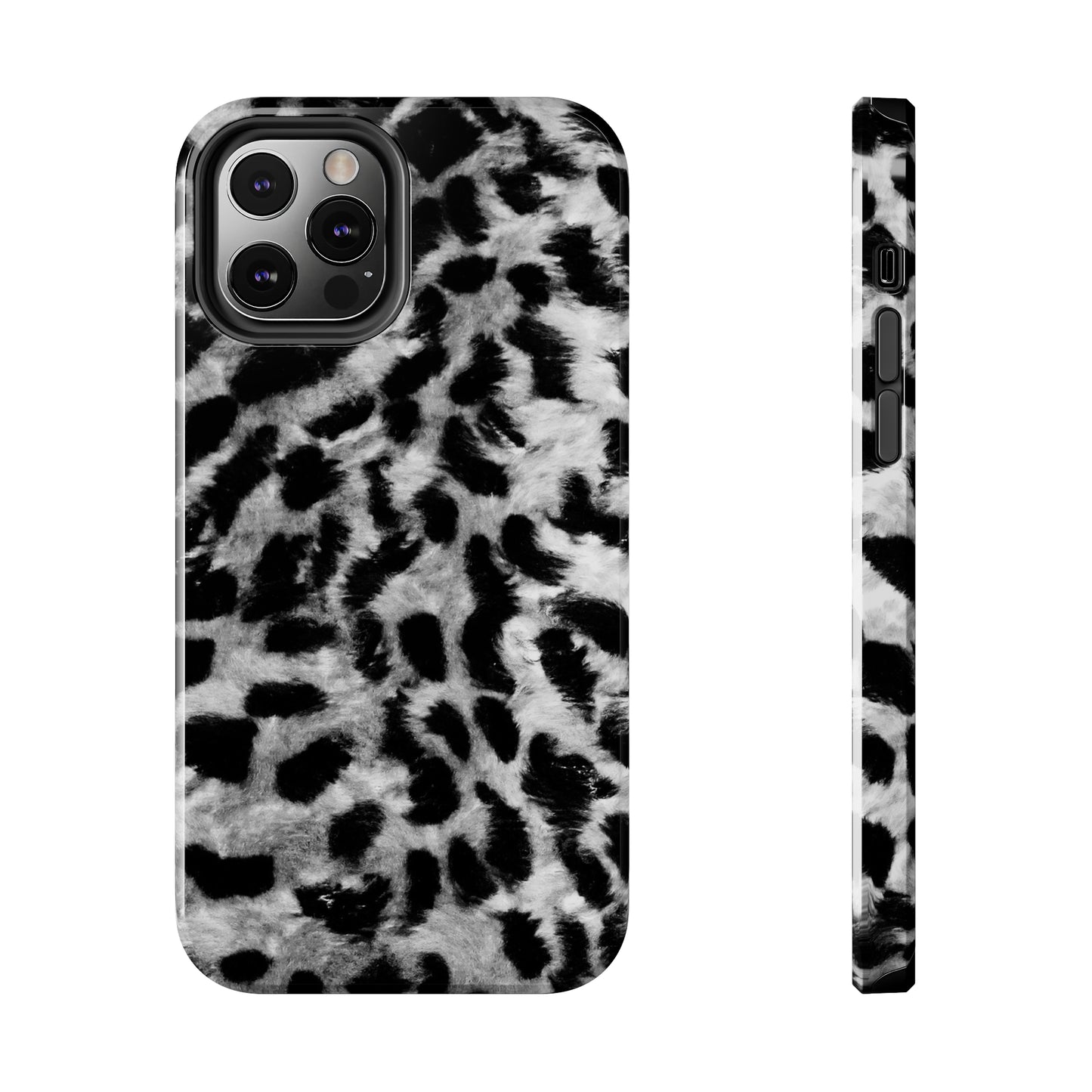 Leopard Fur Print Iphone Tough Phone Case