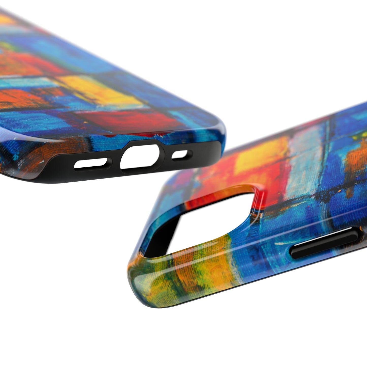 Rainbow Abstract Painting Iphone Tough Phone Case