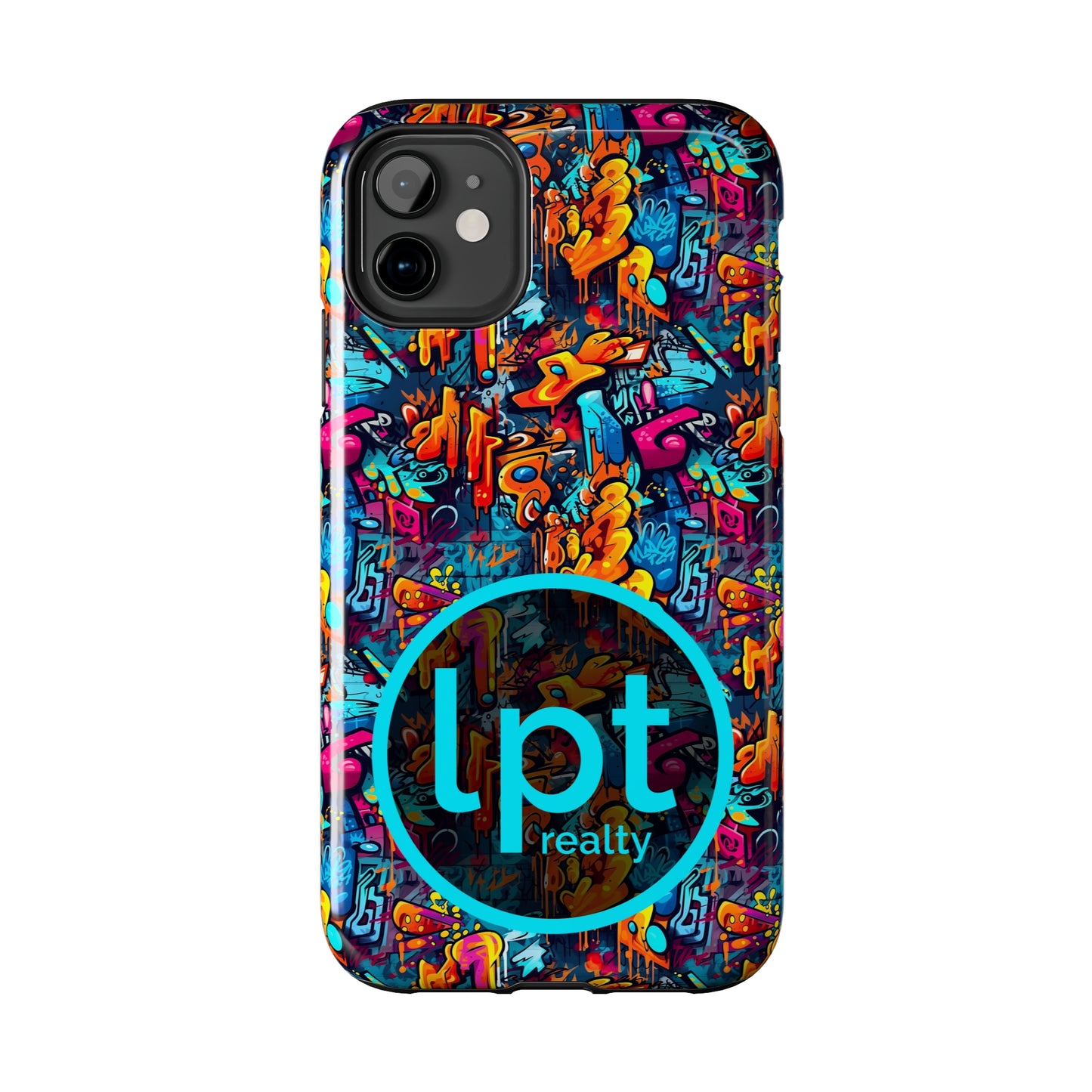 3D Abstract Graffiti Colorful Design Iphone Tough Phone Case