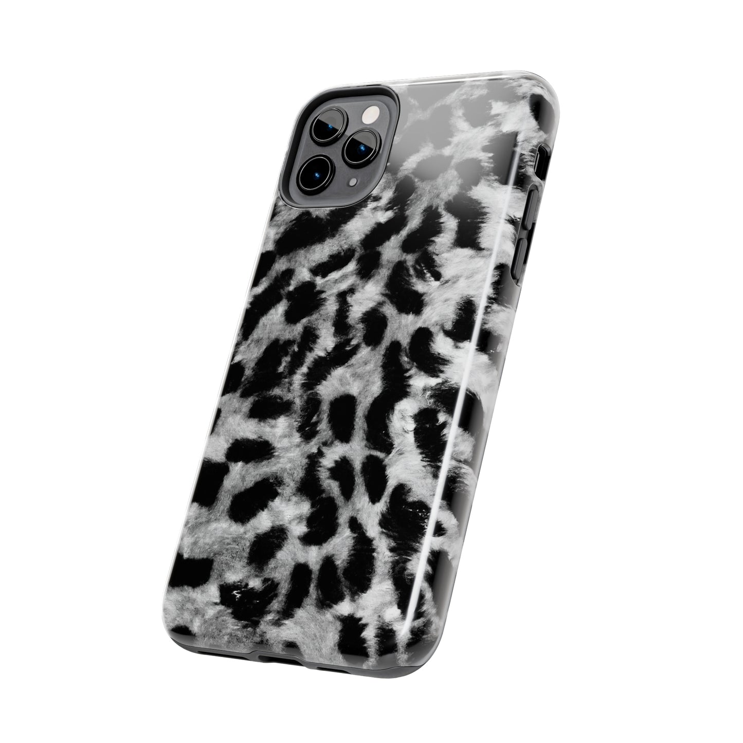 Leopard Fur Print Iphone Tough Phone Case