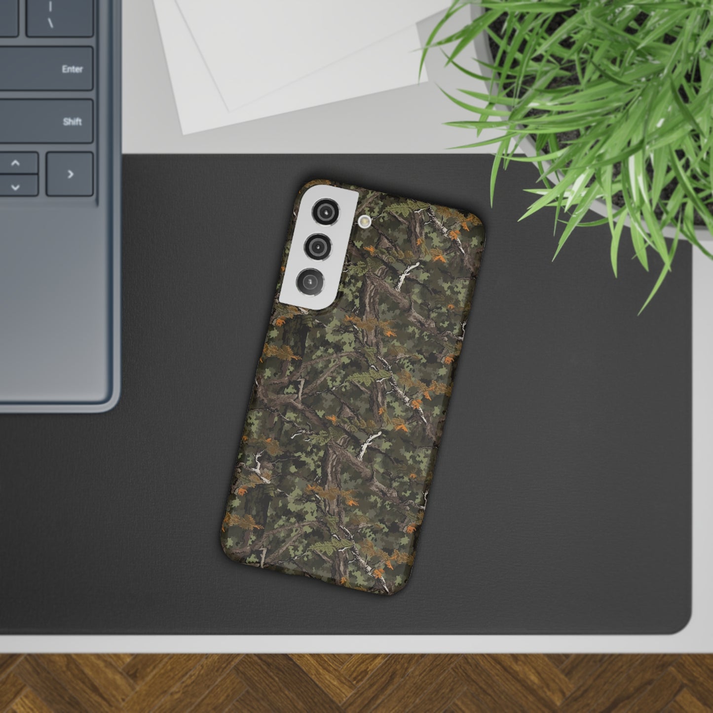 Mossy Oak Style Camouflage Design Samsung Slim Cases