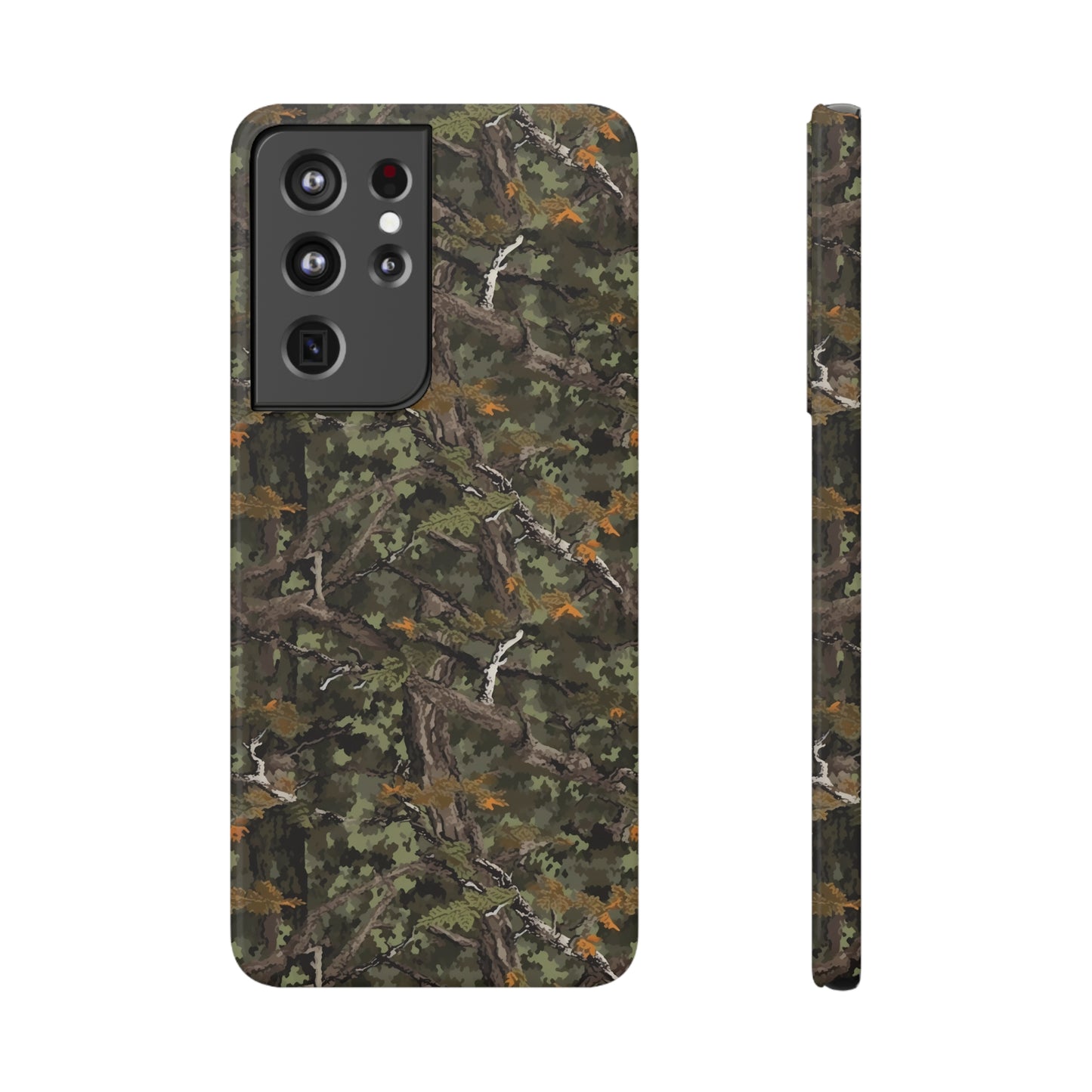 Mossy Oak Style Camouflage Design Samsung Slim Cases