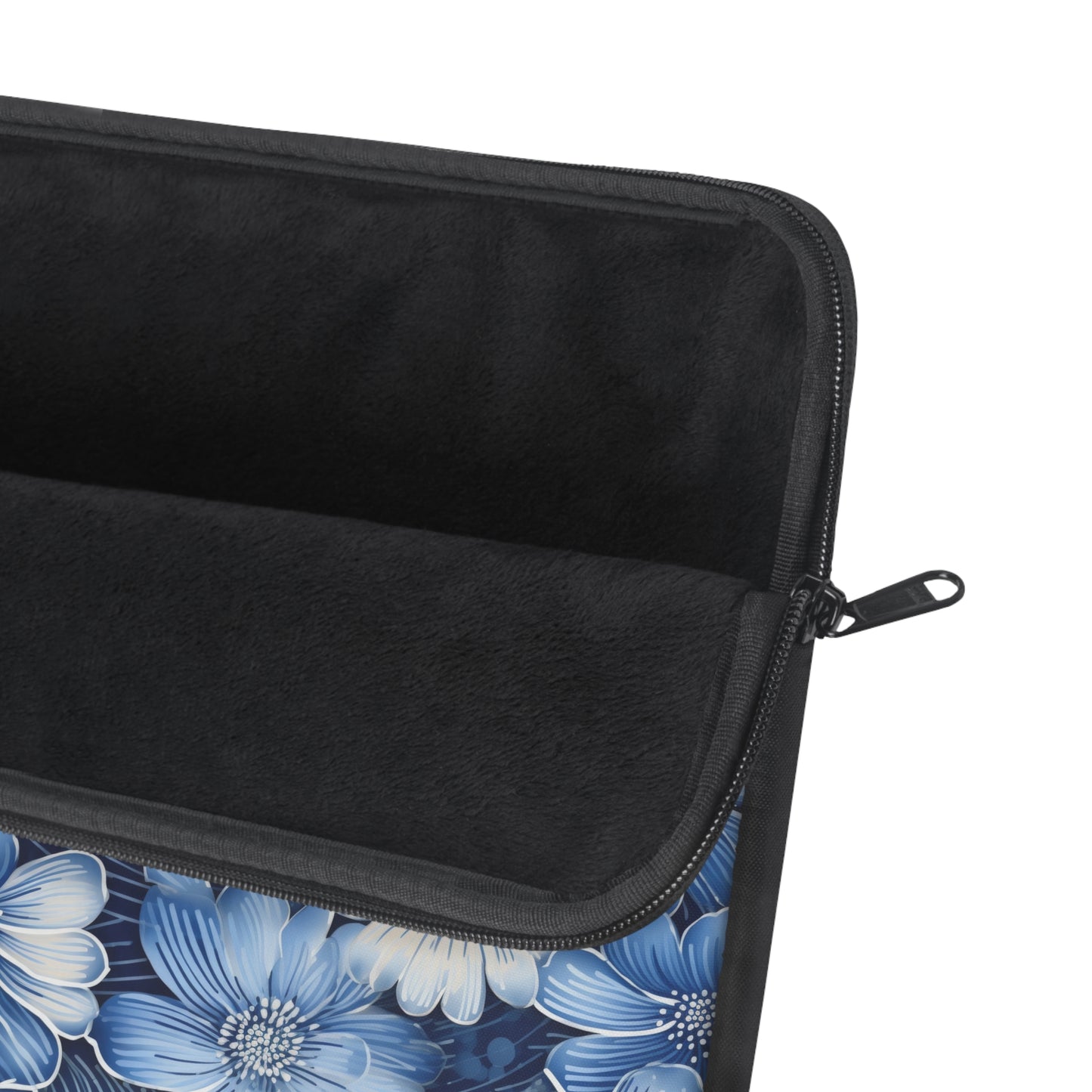 Watercolor Blossom in Blue and White Laptop or Ipad Protective Sleeve 3 Sizes Available