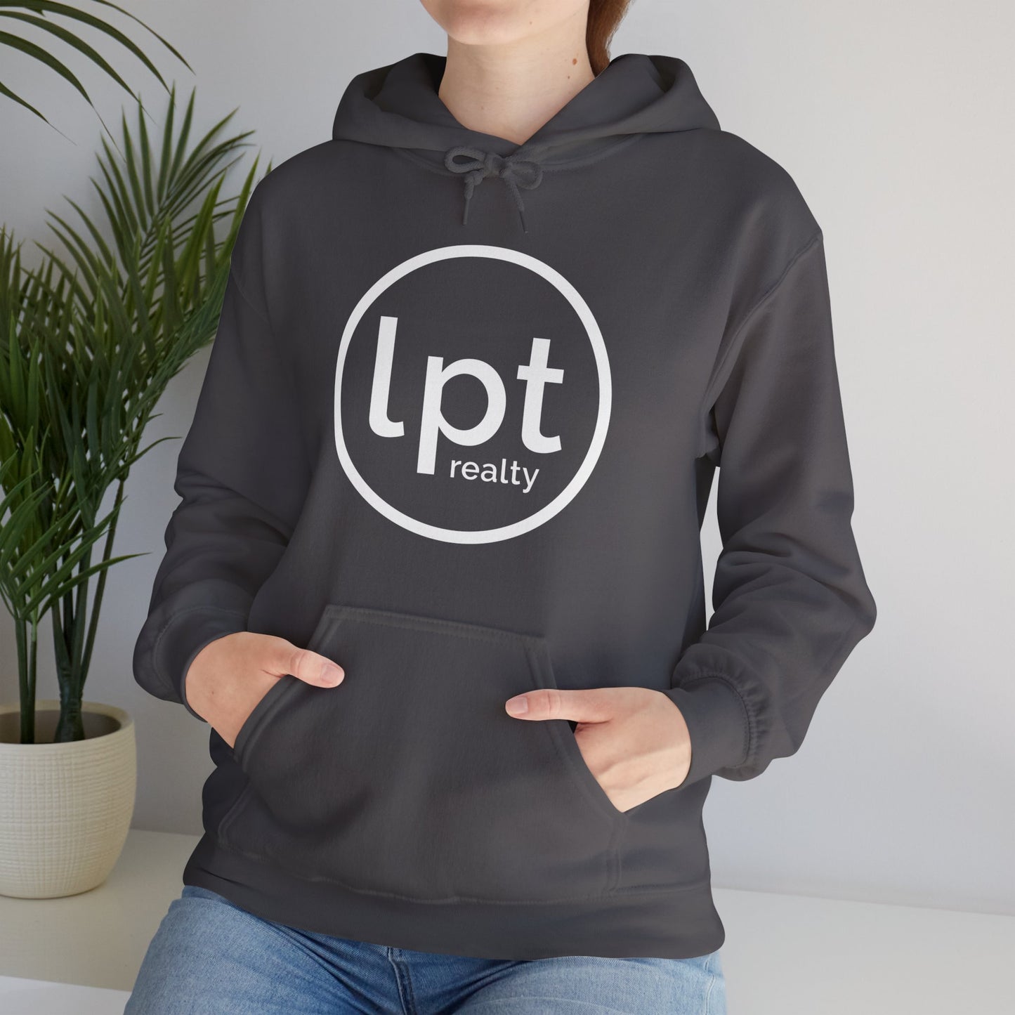 LPT Realty Logo in Black  - Hooded Sweatshirt S-5XL