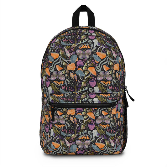 Whimsical Witches' Haven Mystical Garden of Mushrooms and Butterflies Lightweight Backpack