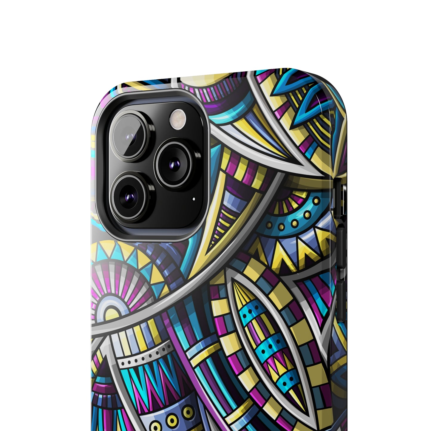 Tribal Colorful Abstract Design Iphone Tough Phone Case