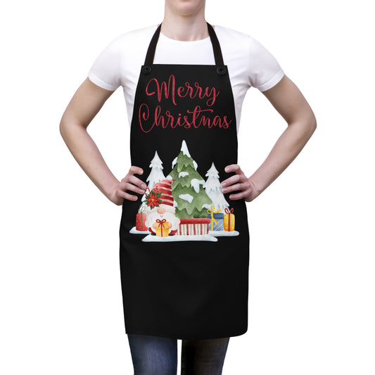 Merry Christmas Gnome Celebration - Kitchen Chef Apron