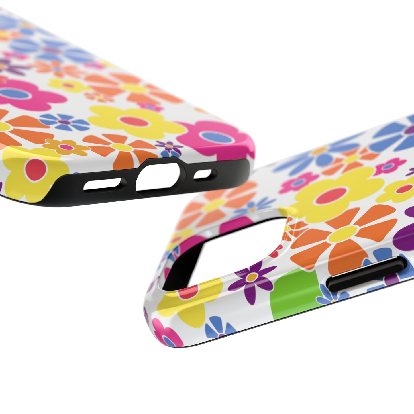 Flower Power Design Iphone Tough Phone Case