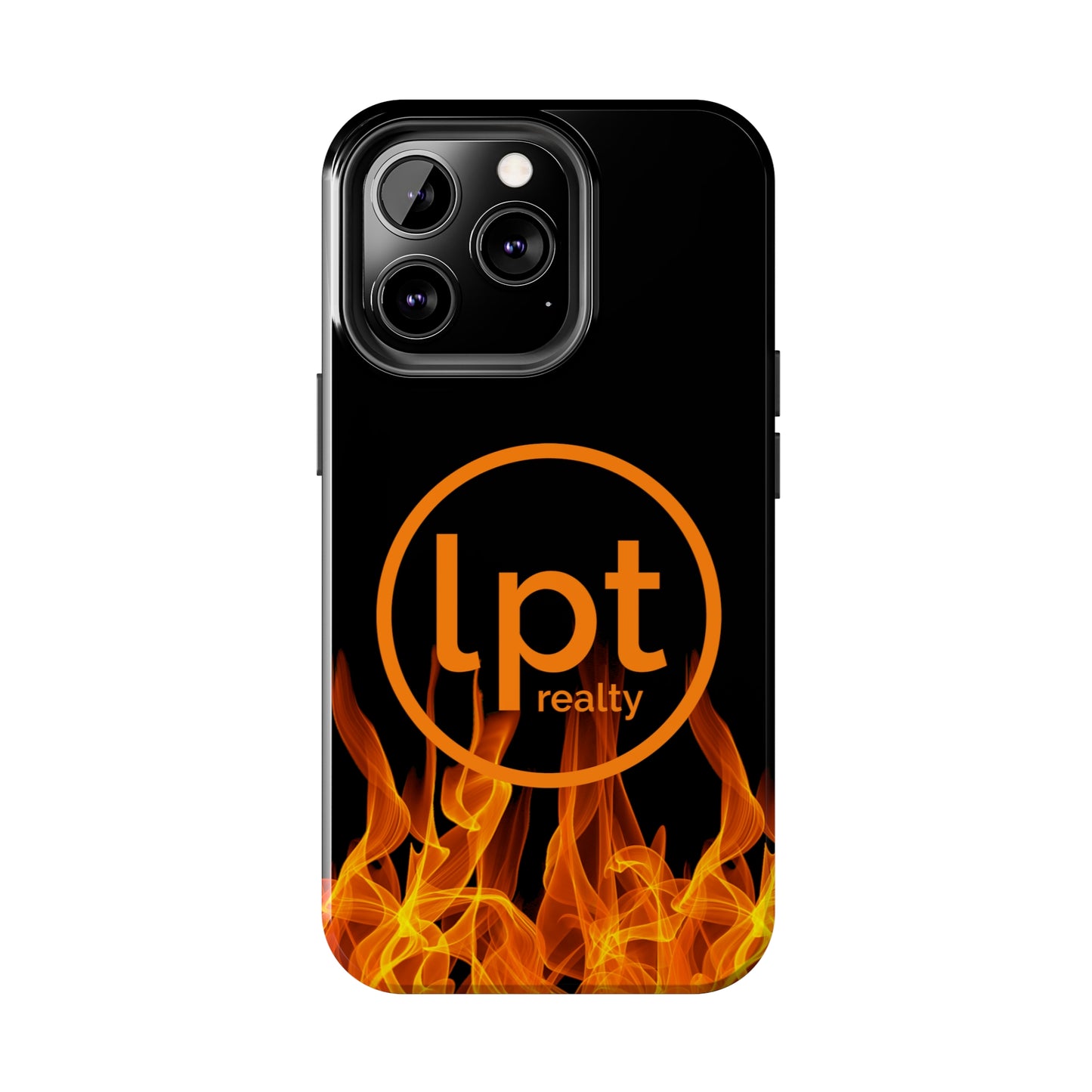 LPT Realty Logo -  Flames of Fire Iphone Tough Phone Case