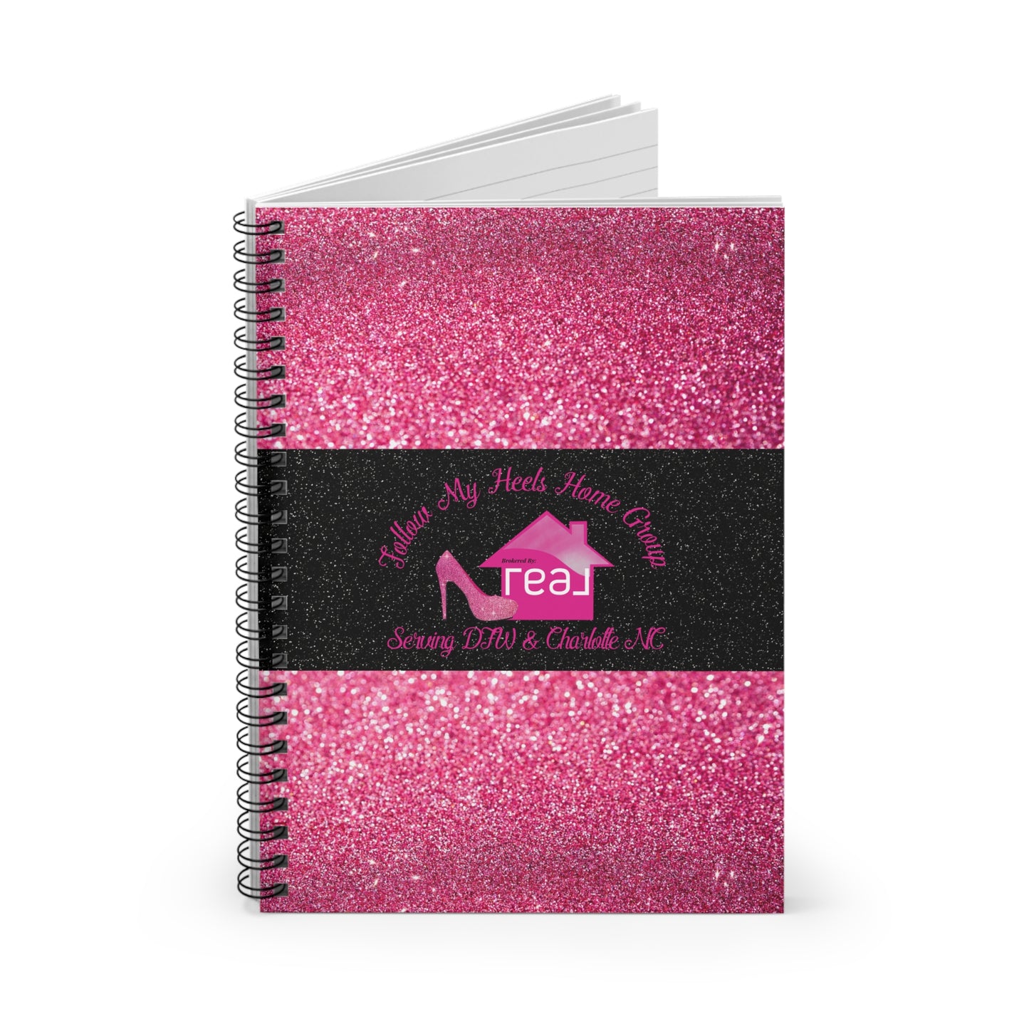 DFW Spiral Notebook - - Spiral Ruled Line Notebook 6"x8"