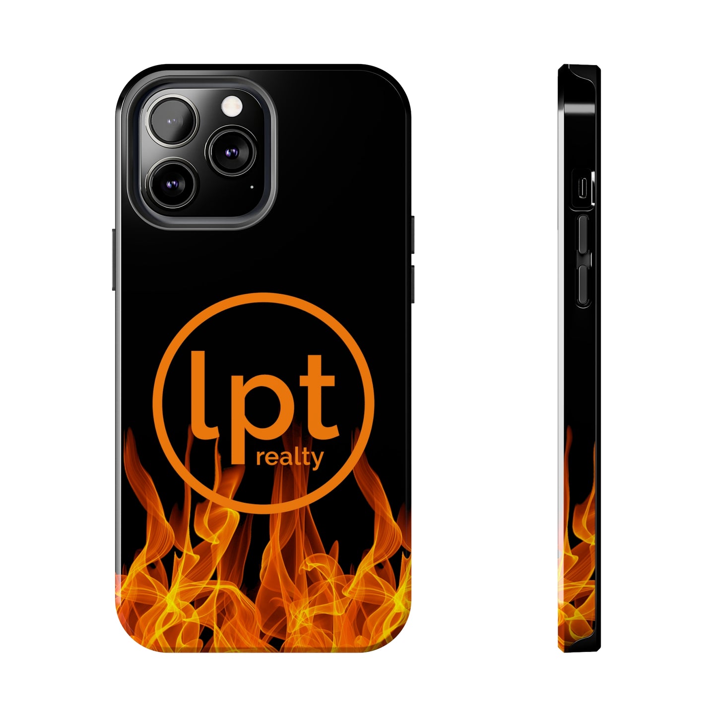 LPT Realty Logo -  Flames of Fire Iphone Tough Phone Case