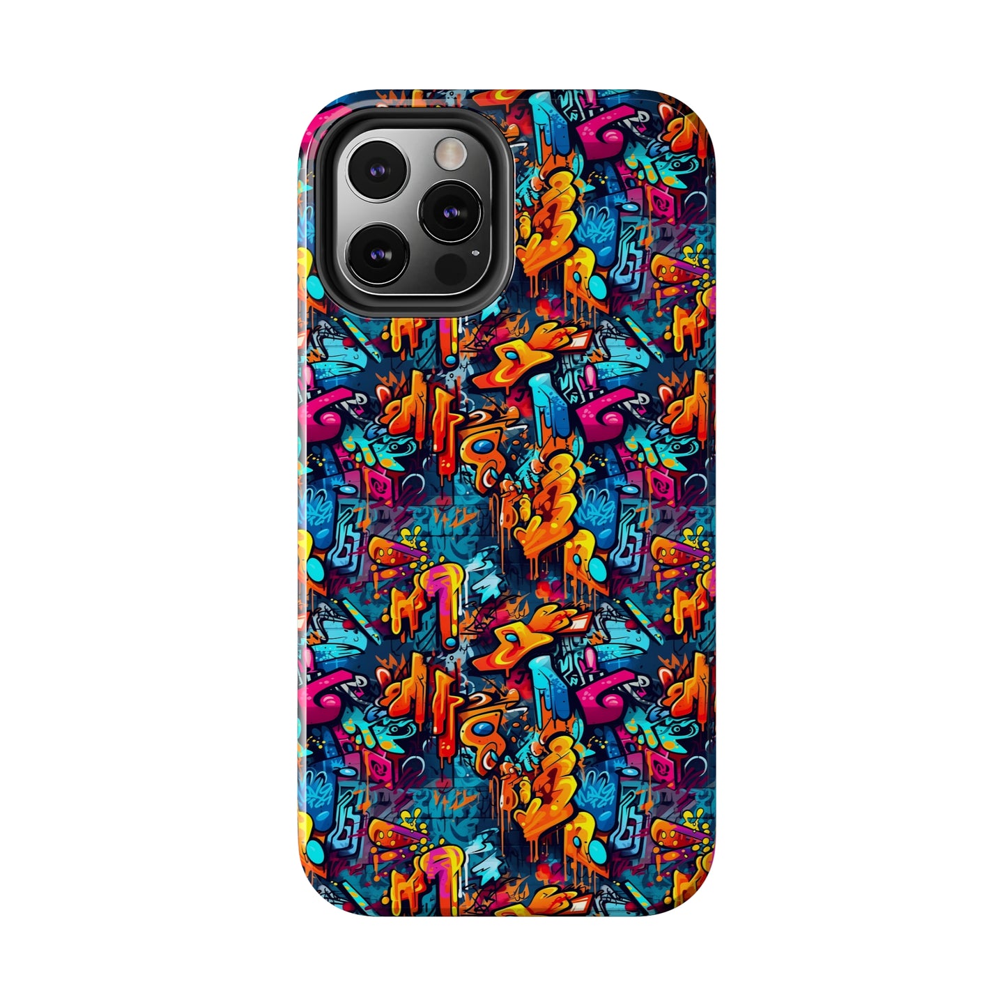 3D Abstract Graffiti Colorful Design Iphone Tough Phone Case