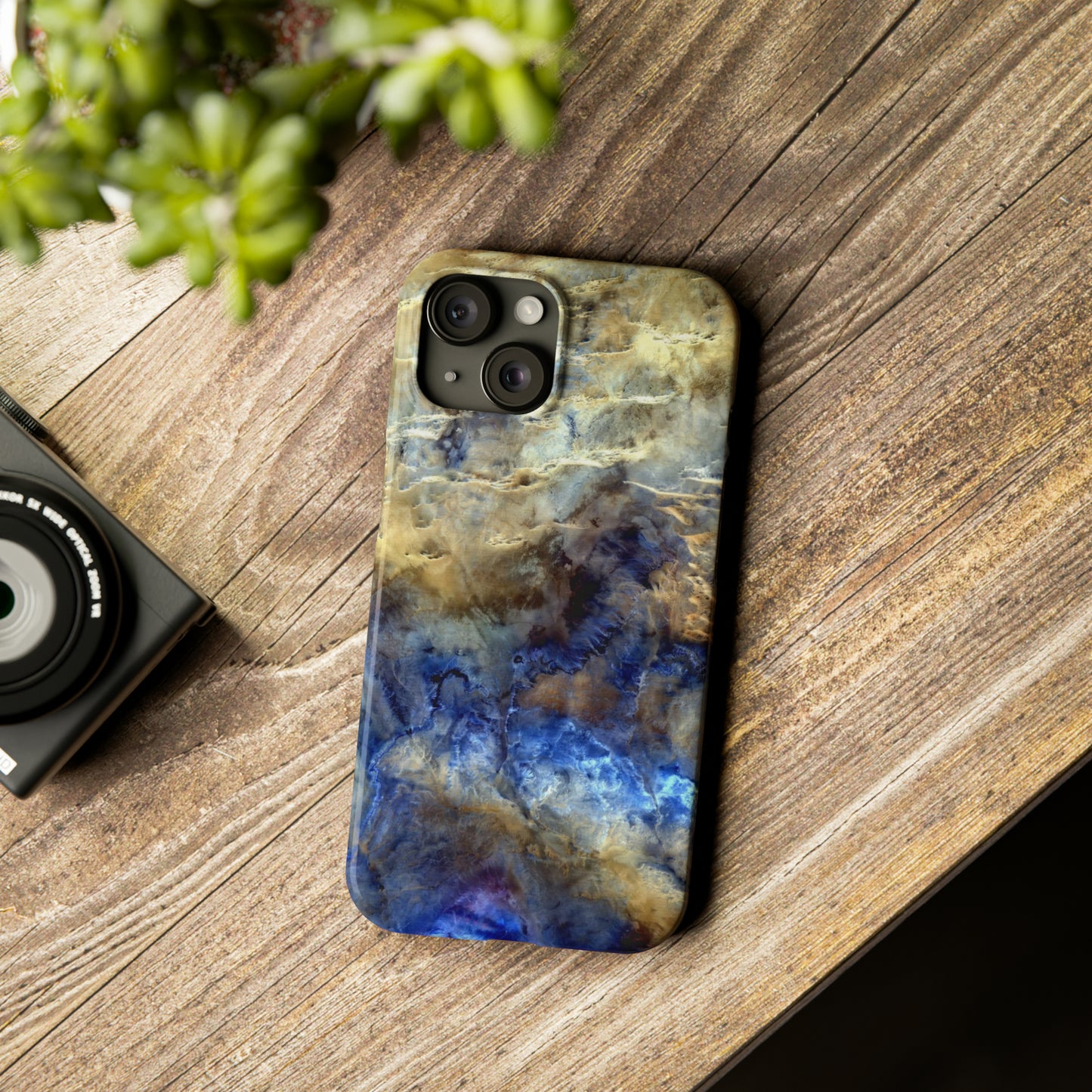 Ocean and Beach Abstract Iphone 15-12 Slim Phone Case