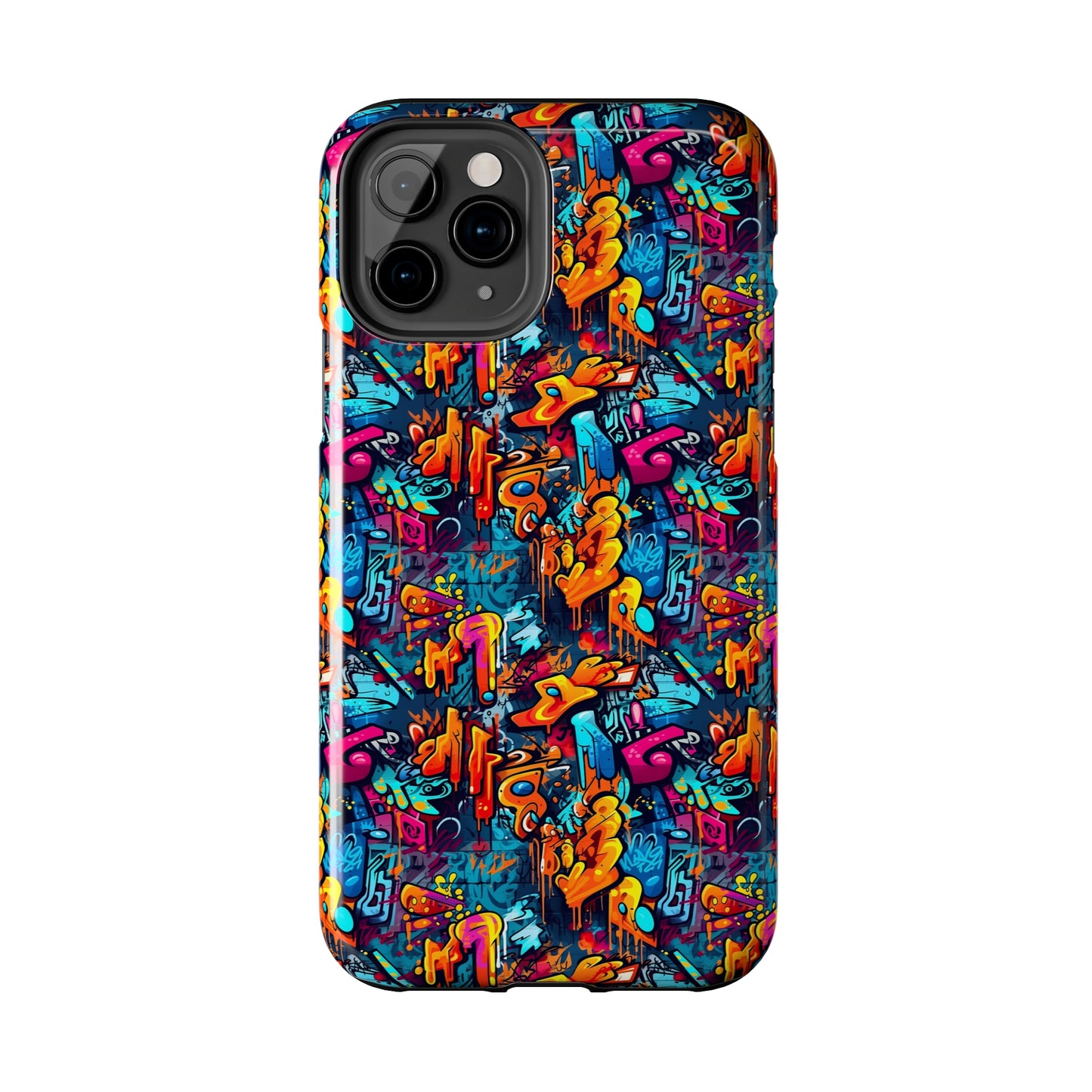 3D Abstract Graffiti Colorful Design Iphone Tough Phone Case