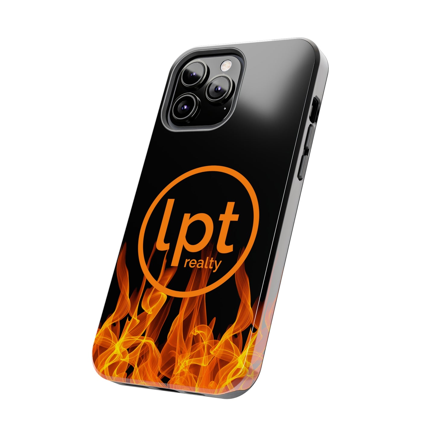 LPT Realty Logo -  Flames of Fire Iphone Tough Phone Case