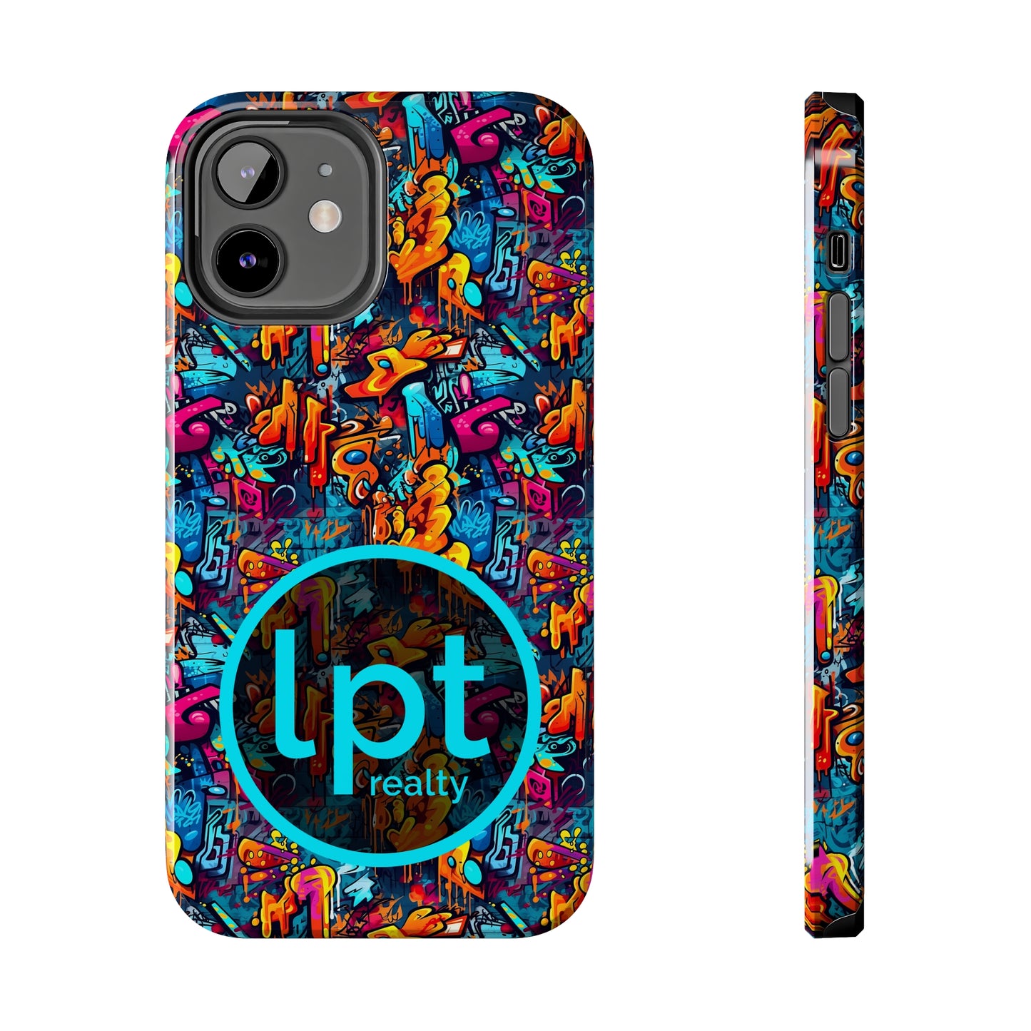 3D Abstract Graffiti Colorful Design Iphone Tough Phone Case