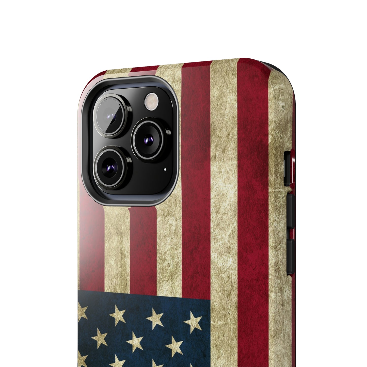 Rugged American Flag Iphone Tough Phone Case