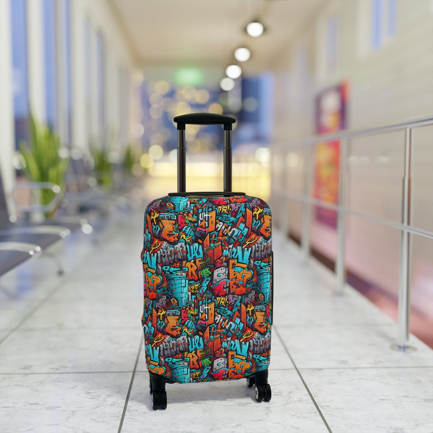 3D Street Grunge Art Graffiti Style Design  - Luggage Protector and Cover 3 Sizes