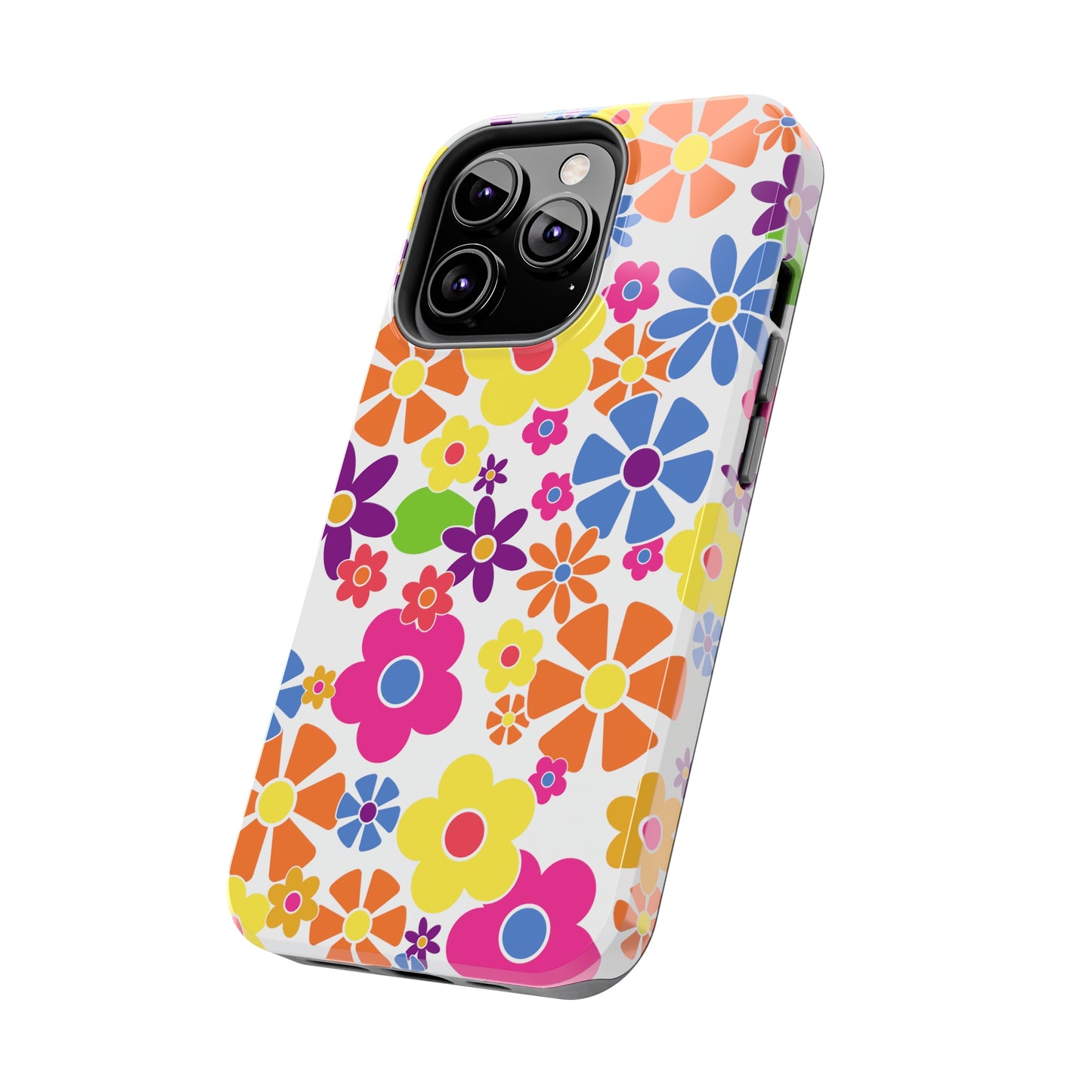 Flower Power Design Iphone Tough Phone Case