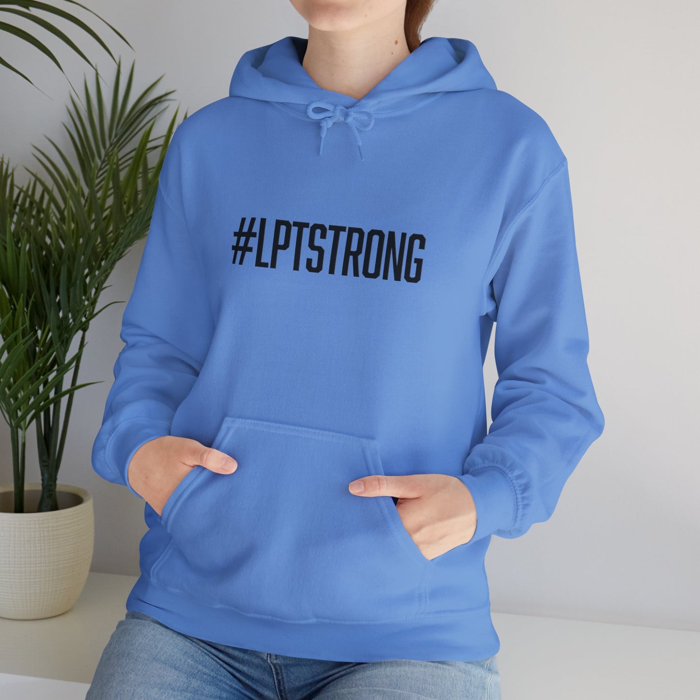 #LPTSTRONG Black Lettering - Hooded Sweatshirt S-5XL