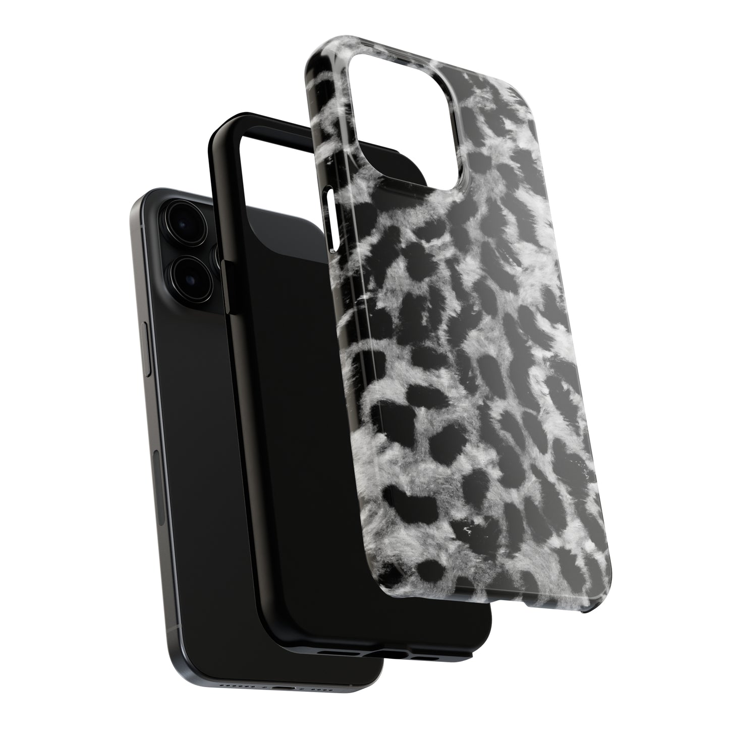 Leopard Fur Print Iphone Tough Phone Case