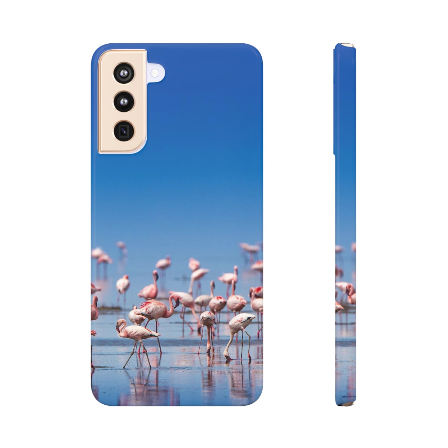 Flamingos on the Beach Samsung Slim Cases