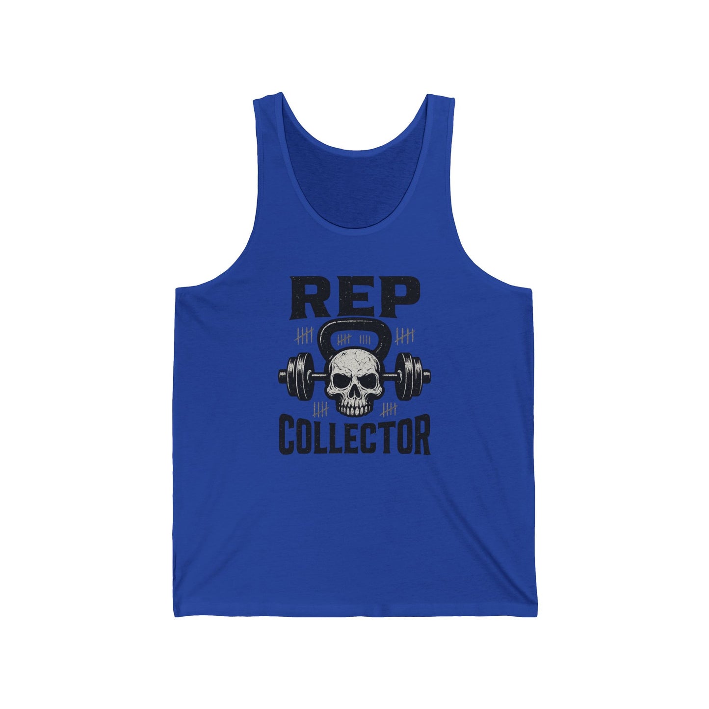 LPT Realty Funny Workout Tank Top Rep Collector, LPT Logo on Back Workout Tank Unisex Jersey Tank