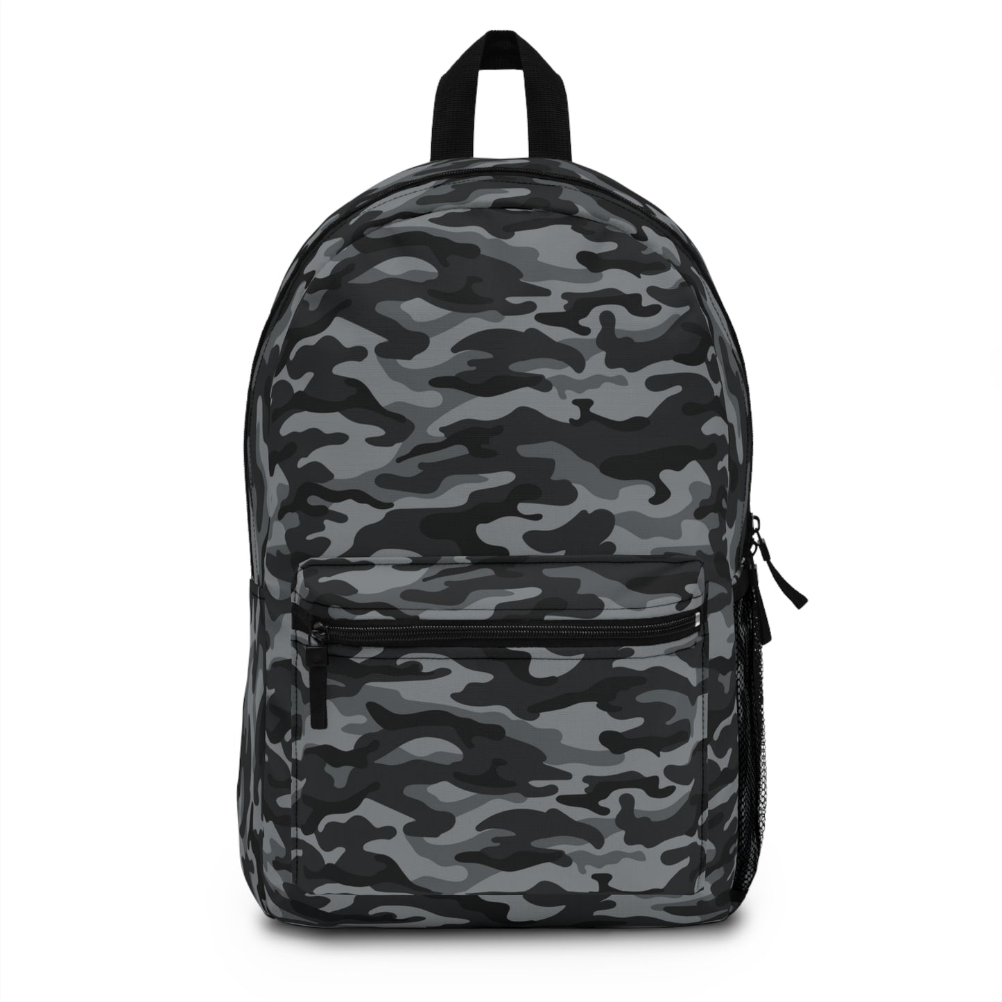 Black & Grey Camouflage Lightweight Backpack