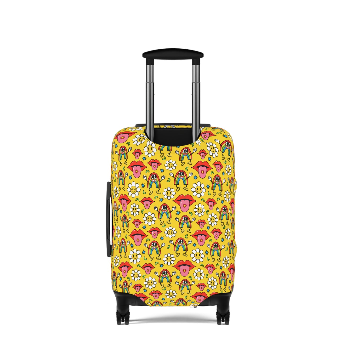 Kids Retro Rainbows and Daisies  - Luggage Protector and Cover 3 Sizes