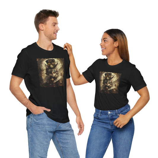 Maine Coon Steampunk Aviator Cat Lover - Short Sleeve T-Shirt XS-5XL