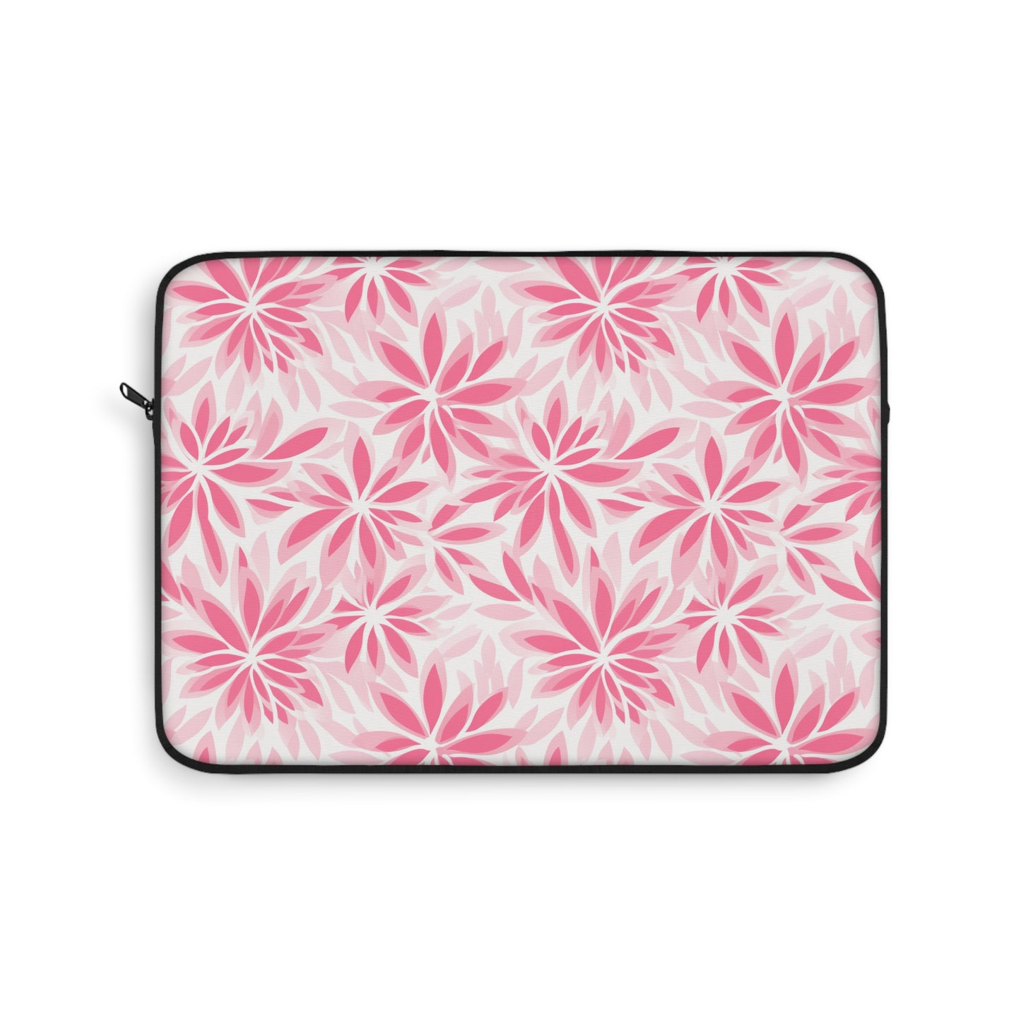 Blush Blooms Soft Pink Floral Pattern Laptop or Ipad Protective Sleeve 3 Sizes Available