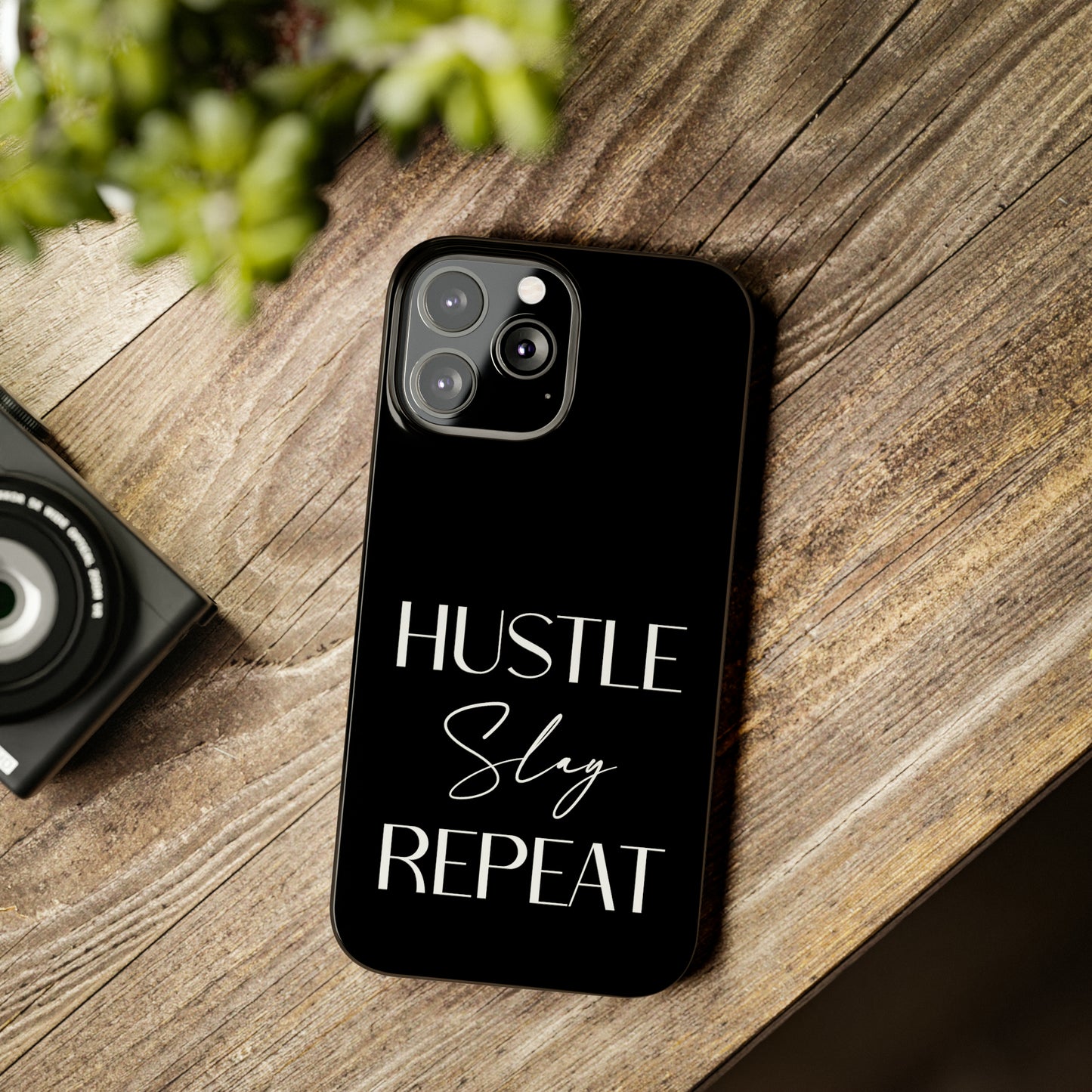 Hustle Slay Repeat Iphone 15-12 Slim Phone Case