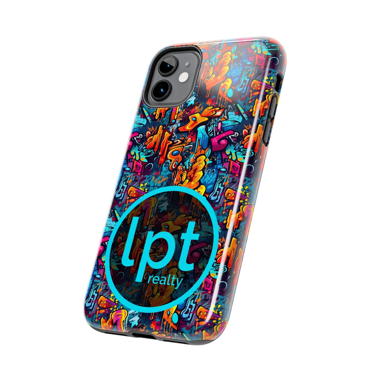 3D Abstract Graffiti Colorful Design Iphone Tough Phone Case