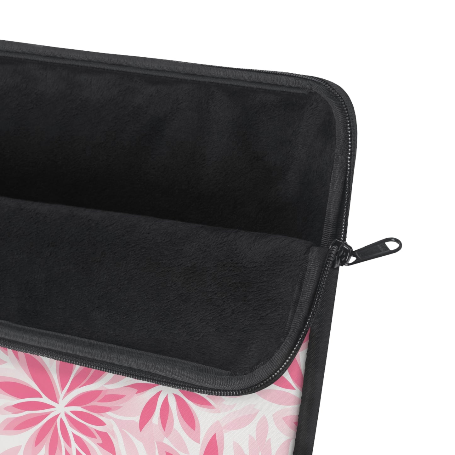 Blush Blooms Soft Pink Floral Pattern Laptop or Ipad Protective Sleeve 3 Sizes Available