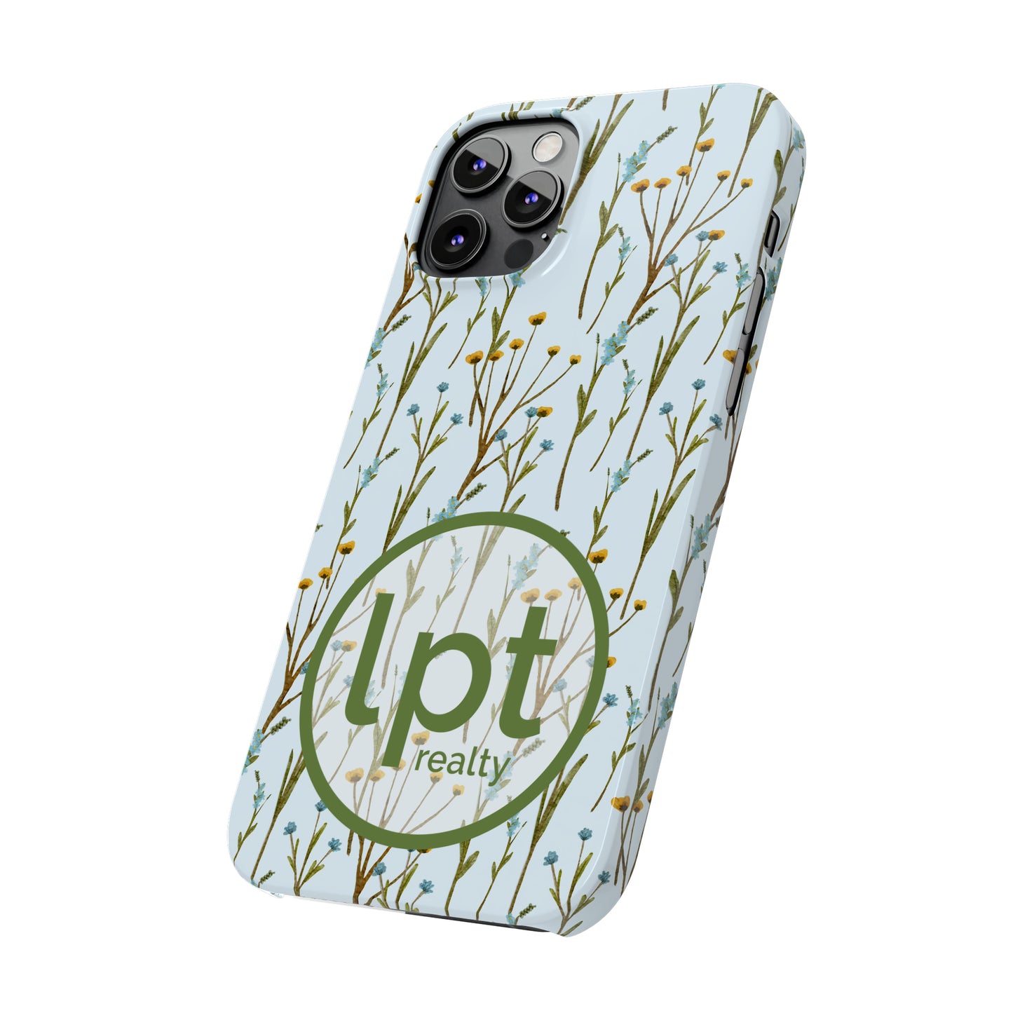 LPT Realty Logo -  Wildflowers Design Iphone 15-12 Slim Phone Case