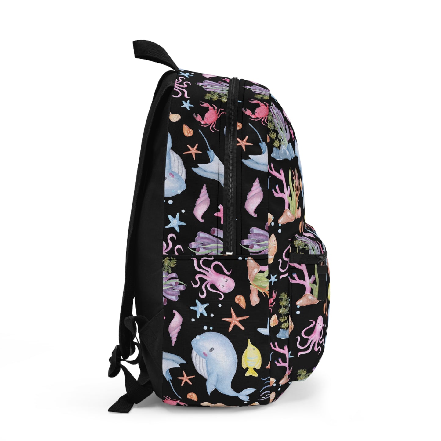 Kids Colorful Sea Life Lightweight Backpack