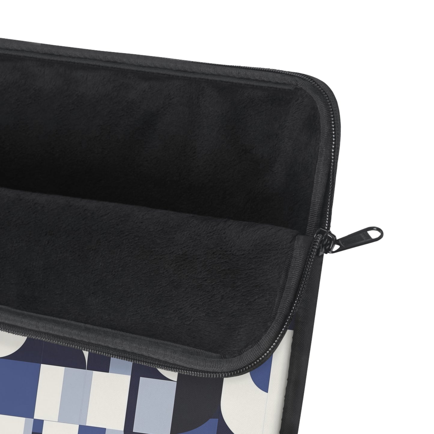 Navy Blue and White Mid-Century Modern Design Laptop or Ipad Protective Sleeve 3 Sizes Available